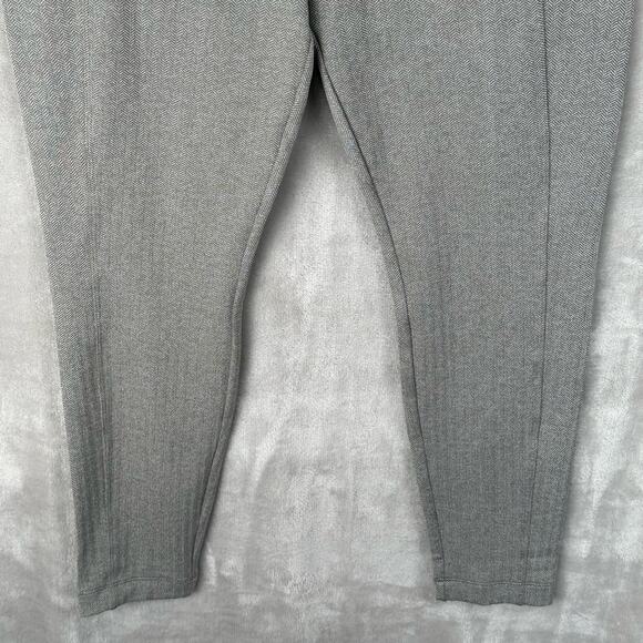 Athleta Pants Womens Medium Brown Delancey Herringbone Tight Pullon Legging - Picture 3 of 15
